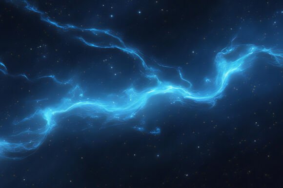 A Blue Light in the Sky: Enhancing Creative Projects with a Stunning Background Image