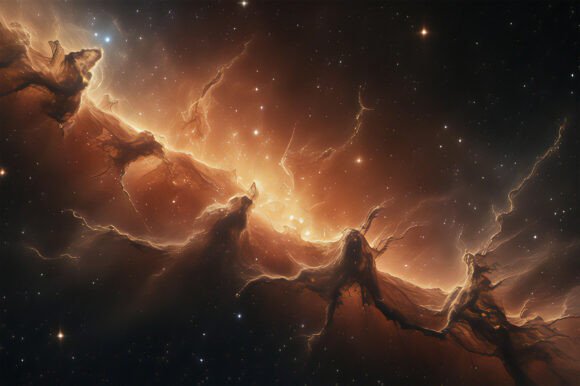 A Glowing Orange and Black Space: A Strategic Design Asset for Creative Professionals