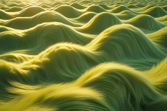 A Green Waves of Grass