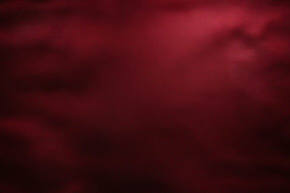 A Red Fabric with a Black Background