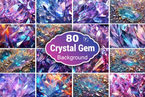 Enhance Your Creative Projects with Crystal Background and the ✨ Crystal Background Bundle