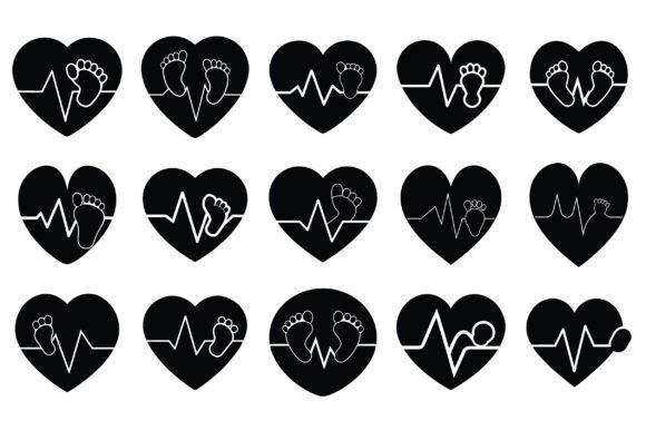 Heart Pulse Silhouette Vector: A Versatile Design Asset for Creators