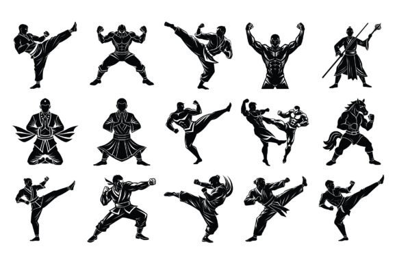Martial Flat Isolated Vector: A Versatile Design Asset for Professionals and Creators