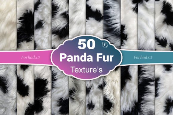 Panda Fur Texture Background: A Versatile Asset for Creative Projects