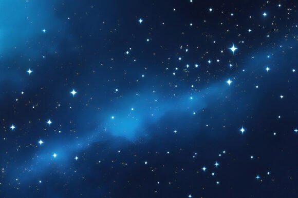 Stars in the Sky with Clouds: A Versatile Background for Creative Projects