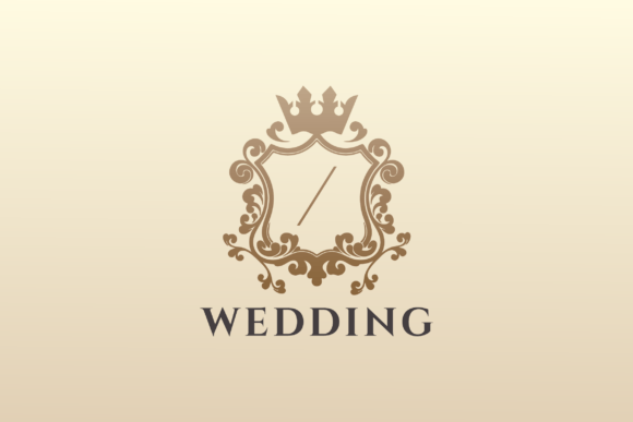 Wedding Crest Luxury Logo